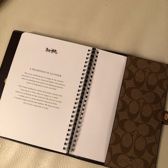 Coach | Accessories | Coach Notebook | Poshmark